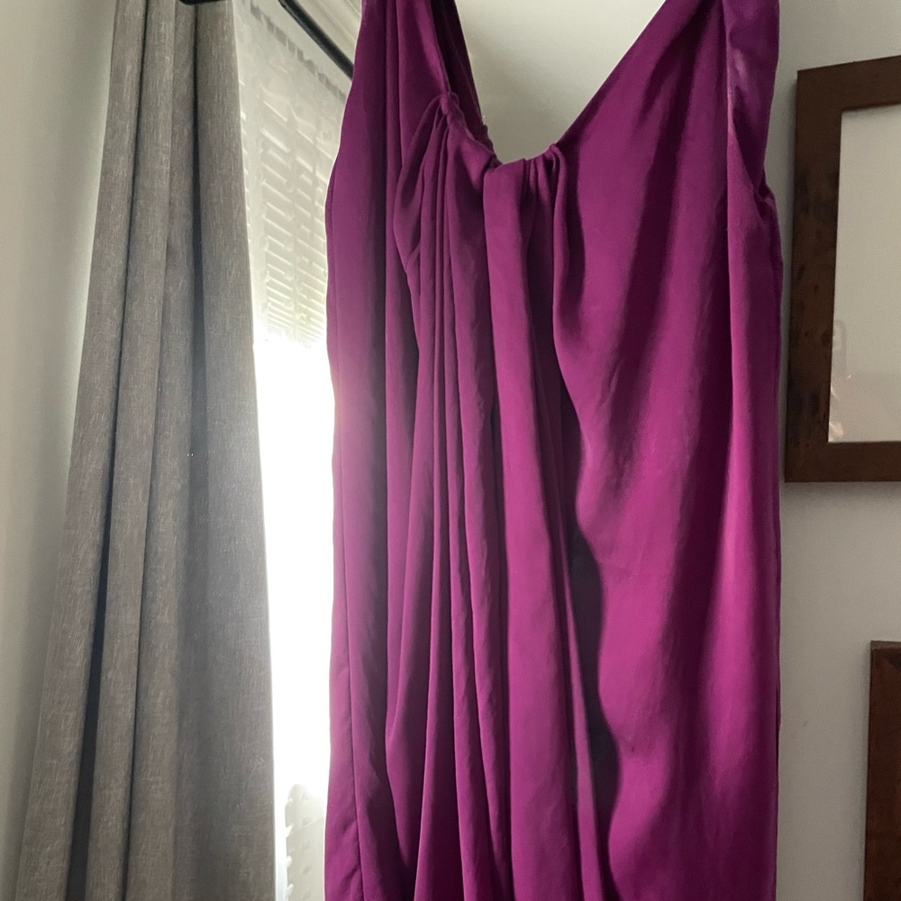 DVF Purple Mini Dress
